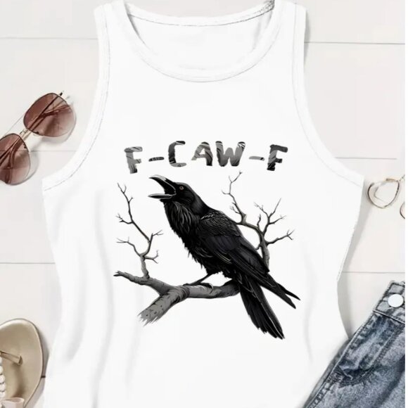 Brand New Women's Funny Graphic Tank Top - Picture 2 of 4